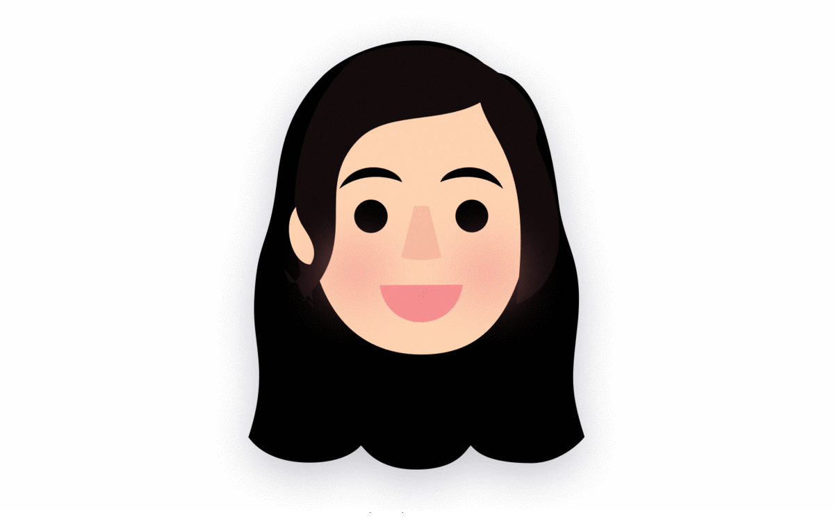 An animated gif of me saying hi with the waving hand emoji